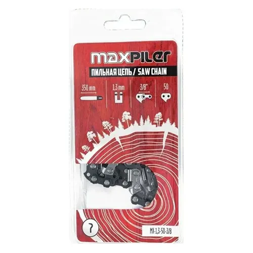 Цепь пильная PIT MAXPILER MXS-1.3-50-3/8 в блистере