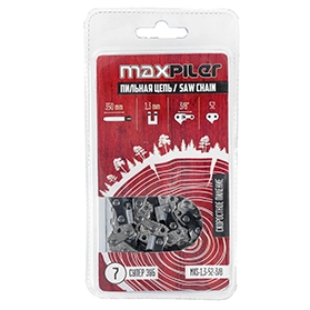 Цепь пильная PIT MAXPILER MXS-1,3-52-3/8 Супер в блистере