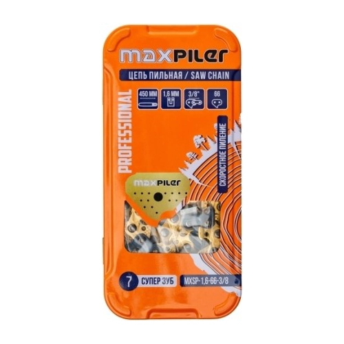 Цепь пильная PIT MAXPILER MXS-1,6-66-3/8 Prof металл короб