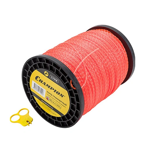 Леска для триммера Champion Twisted Square 2,4 мм 